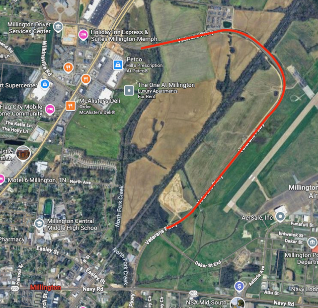 Veterans Parkway Closure 2026